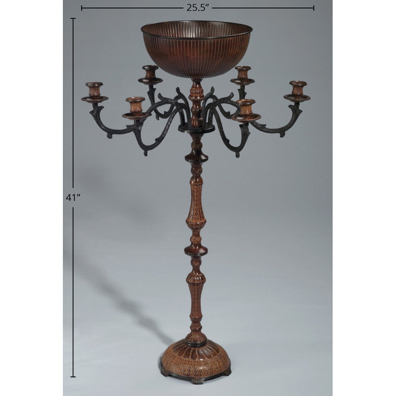 41" Brass Candelabra