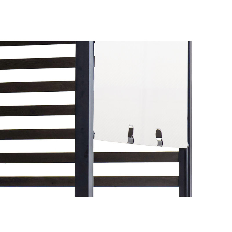 Sunjoy 10' x 12' Black Steel Pergola with White Canopy