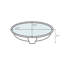 Briolette Glass Circular Vessel Bathroom Sink