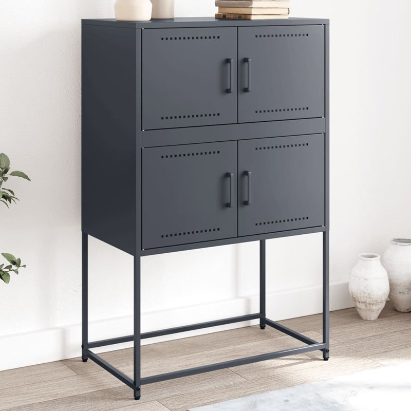 Aidelis Sideboard Accent Chest, Anthracite