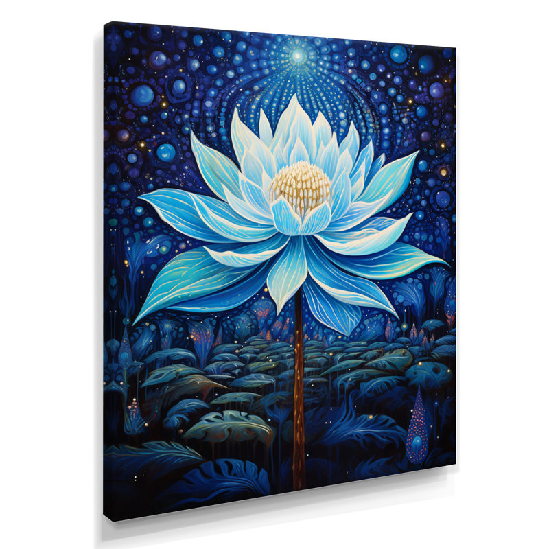 «Midnight Glory Peony Flower» - impression d'art mural pivoine, H 44 po x l 34 po x P 1,5 po, Toile tendue