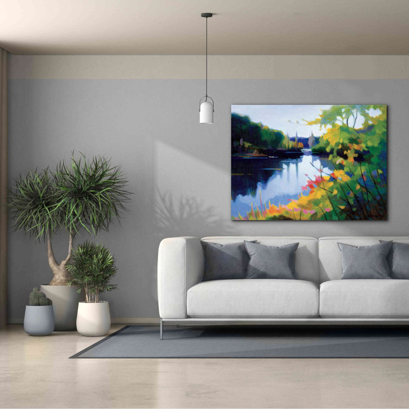 «Morning Light» par Tadashi Asoma, art mural sur toile, H 40 po x l 54 po
