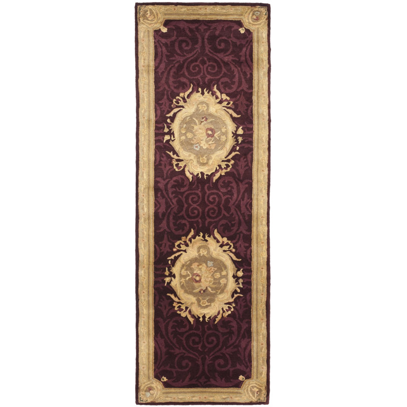 Bedgood Hand Tufted Wool Oriental Rug, Runner 2'6" x 12'