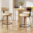 Chic Swivel Leather Upholstered Bar Stool For Ultimate Comfort And Style-647653540-647653564