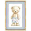 «Swim Trunks Teddy», reproduction murale encadrée par Art Remedy, cadre doré, 10 x 15-307680918-307680927