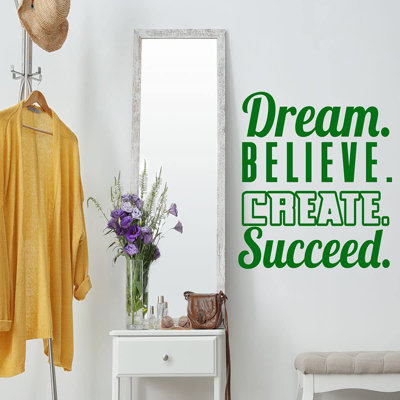 Text & Numbers Non-Wall Damaging Wall Decal