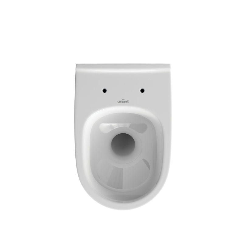 Cersanit 5L LPF Round Wall Mounted Wall Hung Toilets (Seat Included)