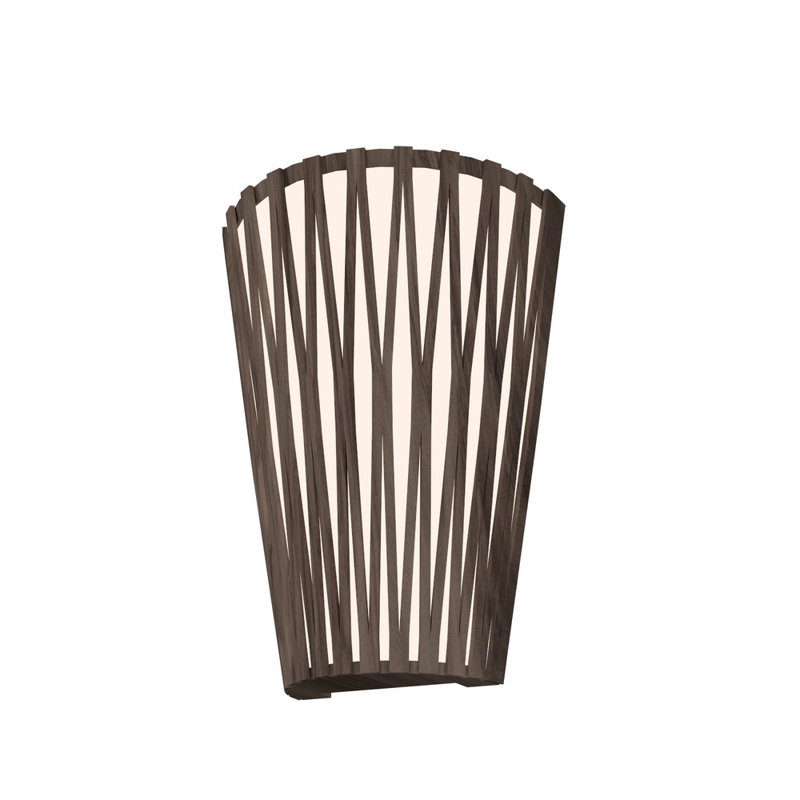 Living Hinges 1 - Light Sconce, American Walnut, 11.81" H x 9.84" W x 4.72" D