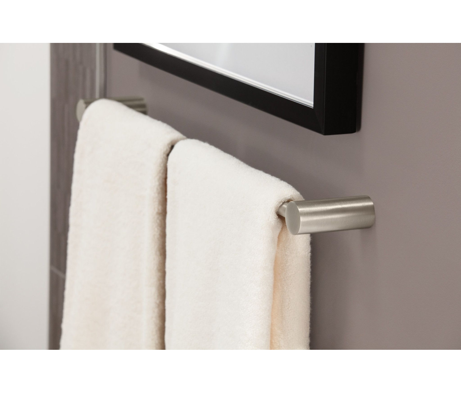 Align 18" Wall Mounted Towel Bar, Brushed Nickel