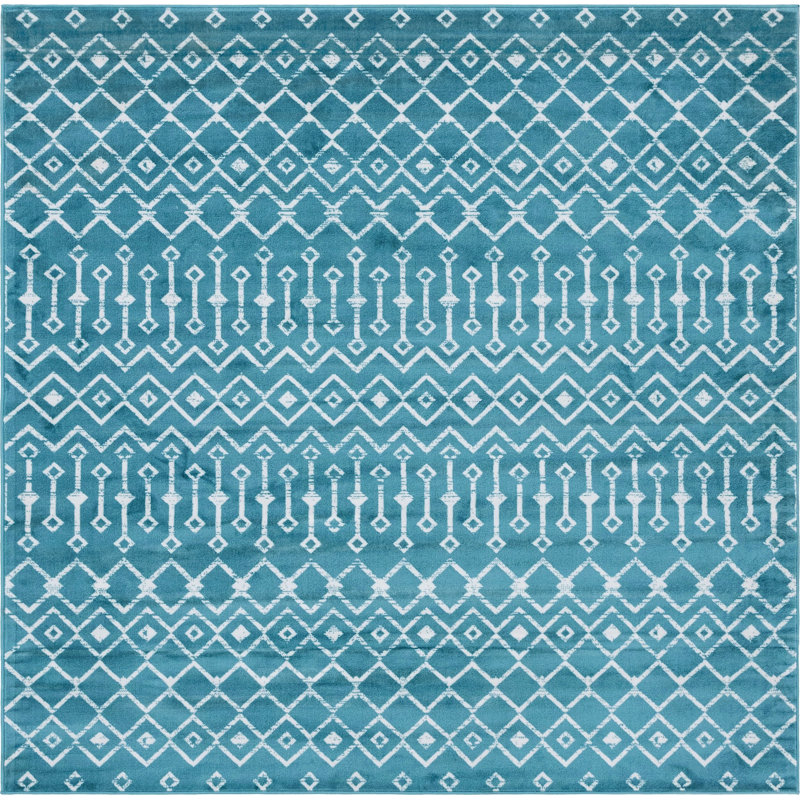 Aemtenan Abstract Indoor Rug, Square 6'