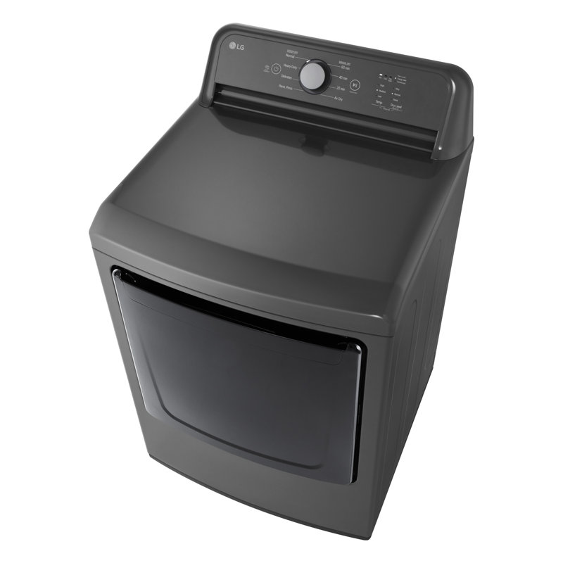 LG 7.3 cu. ft. Ultra Large Efficiency Dryer, Electric, Monochrome Gray