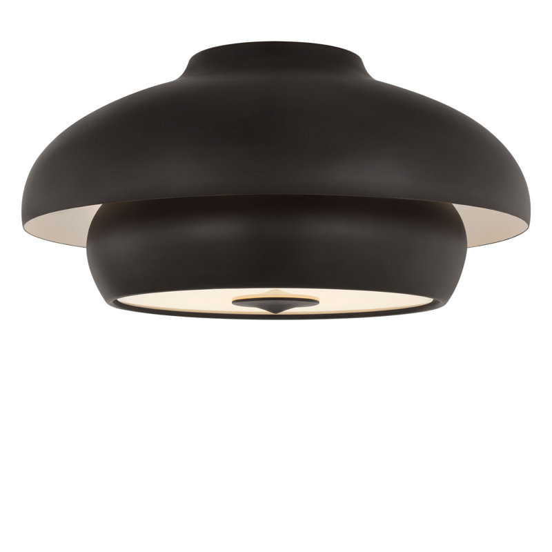 Solene 18 Flush Mount, Aged Irn