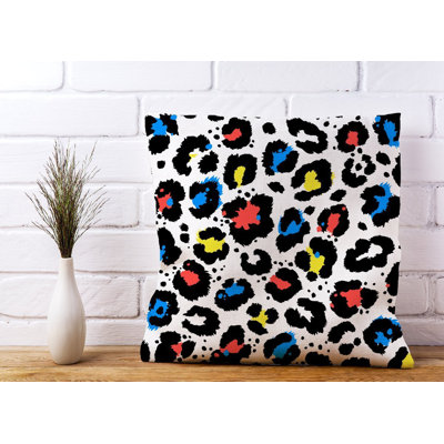 DeBarros Animal Print Square Cushion