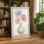 Soft Florals in Glass Botanical 1 Piece Wrapped Canvas Wall Art-1400591752-1400591755