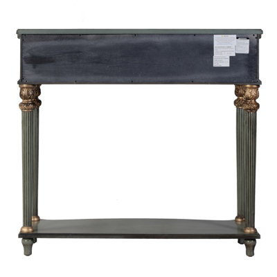 37" Serpentine-Shaped Console Table