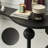 Black Solid Wood Rectangular Shape Console Table-374393128