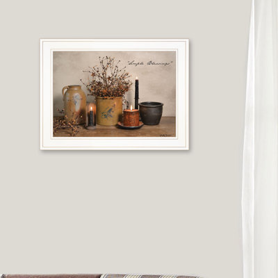 "Simple Blessings", décoration murale encadrée pour le salon et la chambre à coucher par Billy Jacobs