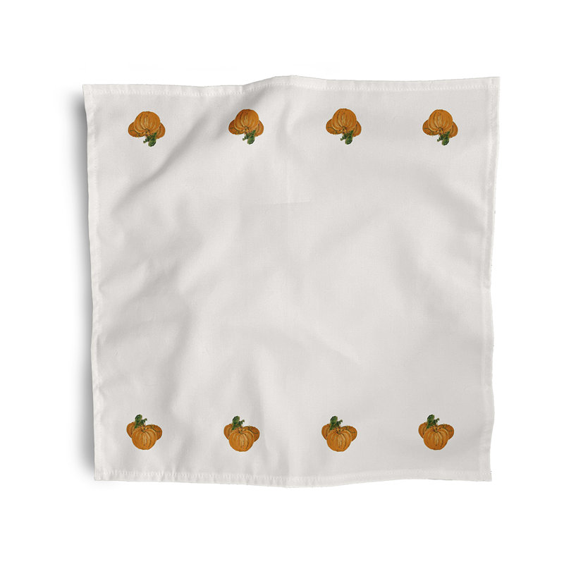 Ensemble de serviettes 4 pièces Tres Calabazas, L 18 po x L 18 po, Ivoire
