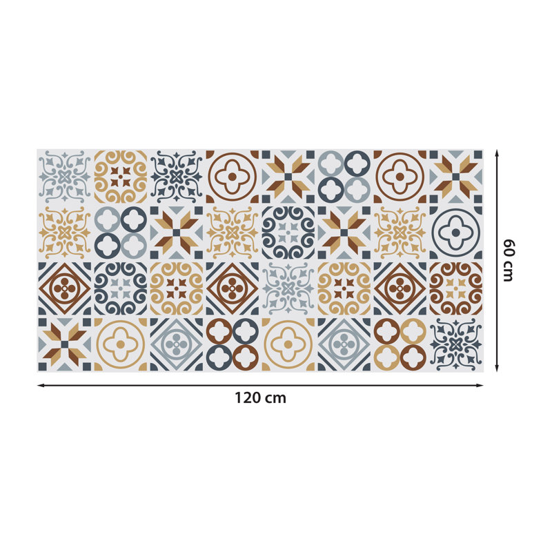 Wall 120x60 cm Mosaic Tile in Grey/Brown