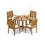 Sack Outdoor Teak Dining Set-1842856038