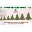 Arbre de Noël 7,5 pi pleine forme avec 850 lumières UL - branches mixtes PE / PVC, 2441 pointes, base large pour les espaces spacieux, structure à charnières, support en métal stable-1941320302