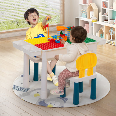 Table pour enfants Zoomie, ensemble de table et chaises pour enfants, table de jeu