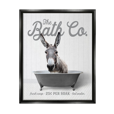 " Donkey In Bathtub "