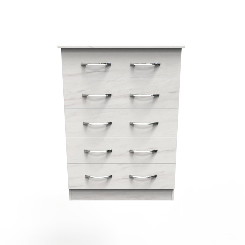 Dekyn 74cm W 5 - Drawer Chest of Drawers