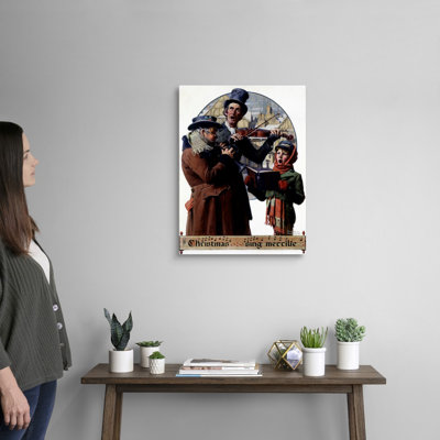 Art mural en toile Christmas Trio