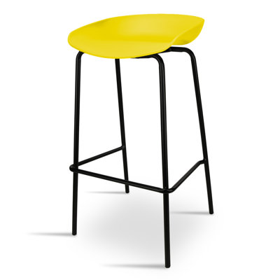 Amyrie Bar Stool with Steel Frame