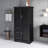 Tall And Wide Storage Cabinet With Doors And Drawers For Bathroom, Office, Living Room-1310382374