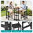 2 - Person HDPE Outdoor Patio Bar Set-853996296