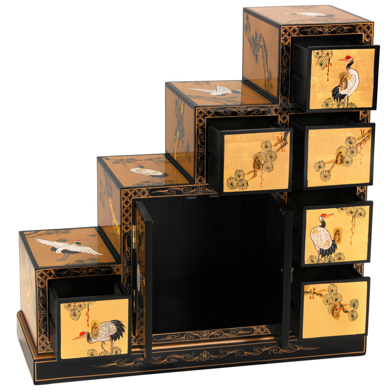Abigai Solid Wood Accent Cabinet
