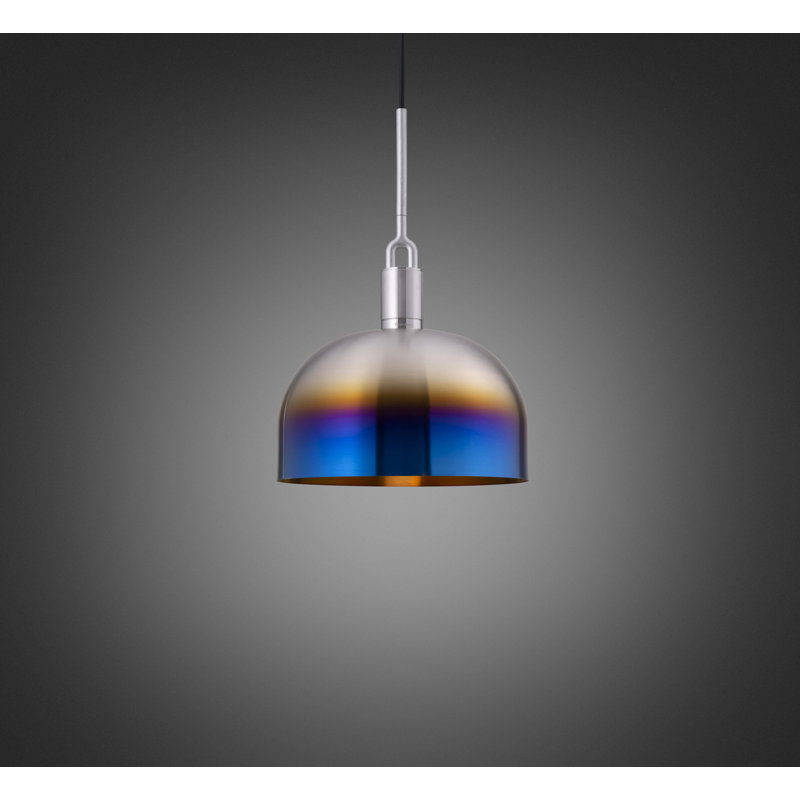 Luminaire suspendu fourchu, Acier brûlé