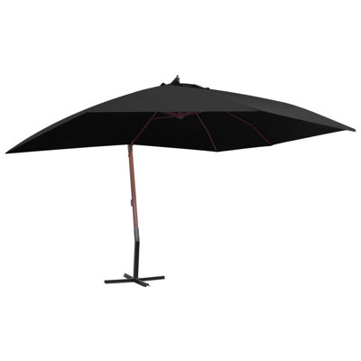 Behare 137.8" x 137.8" Rectangular Cantilever Umbrella