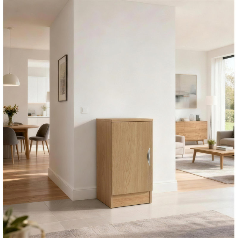 Honeywell 1 -Shelf Storage Cabinet, Classic Oak