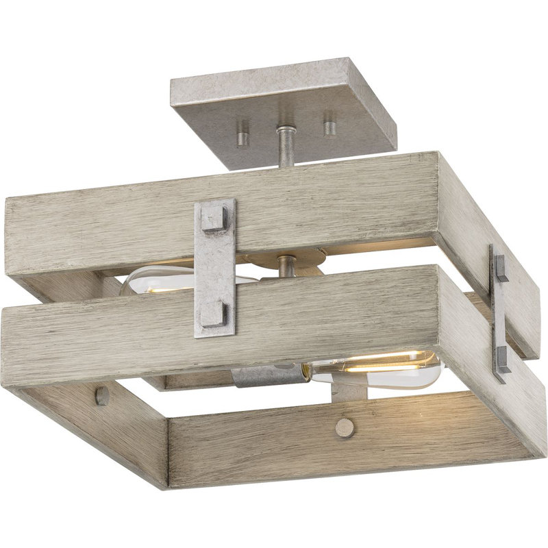 Camas Flush Mount, Galvanized