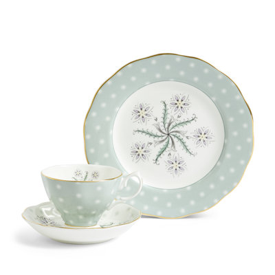 Royal Albert 100 Years Teacup Saucer Plate, 3 Piece Set, Jubilee 1950