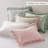 Phoebe Blush Diamond Quilted Ruffle Edge 2-Piece Twin/Twin XL Comforter Set-293093507-293093511
