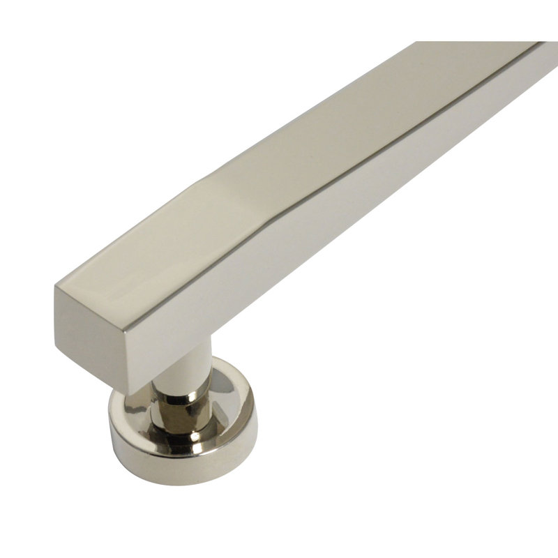 Poignée barre 13/16 po Arc 8, Nickel poli