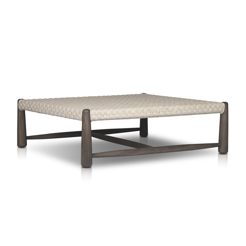 Savio Outdoor Coffee Table, Vintage White