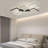 Modern Rectangular Elegant Dimmable Led Ceiling Light With Remote Control-904311671-899091650
