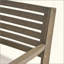 Chaise d'extérieur en bois d'acacia
