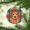 Ornement en céramique Red Border Terrier