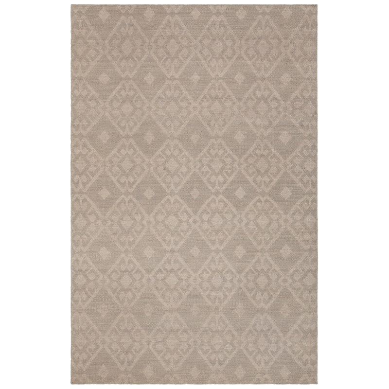 Flatweave Wool Ikat Indoor Rug, Rectangle 5' x 7'6"