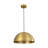 1-Light Metal Dome Pendant-1859320903