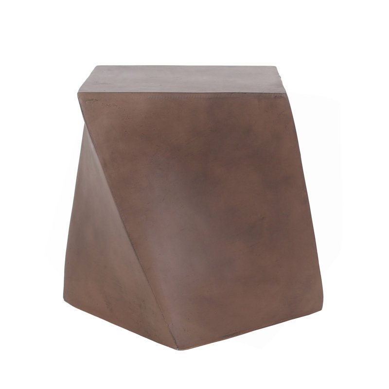 Outdoor Lightweight Concrete Side Table