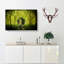 Marvellous Elephant In A Green Forest In Abstract - Wrapped Canvas-55309792