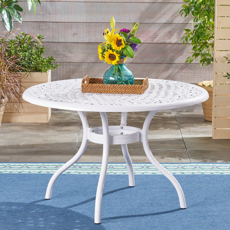 TABLE RONDE PHOENIX 48 po, White