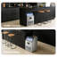 Machine à glaçons autoportante en acier inoxydable de 18,9 po avec auto-nettoyage et double entrée d'eau pour bar domestique IUDommy 200 LBS / Day